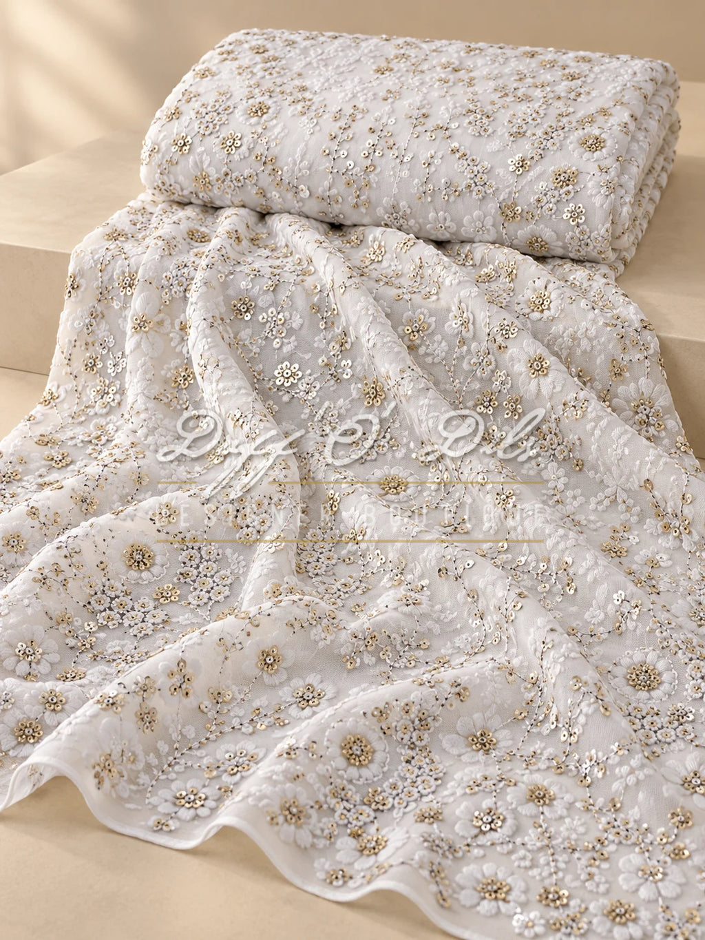 Georgette Viscose Designer Fabric