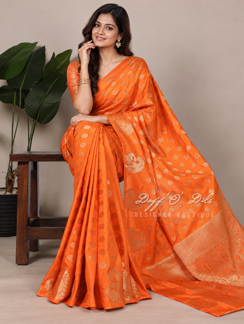 SEMI BANARASI SILK SAREE