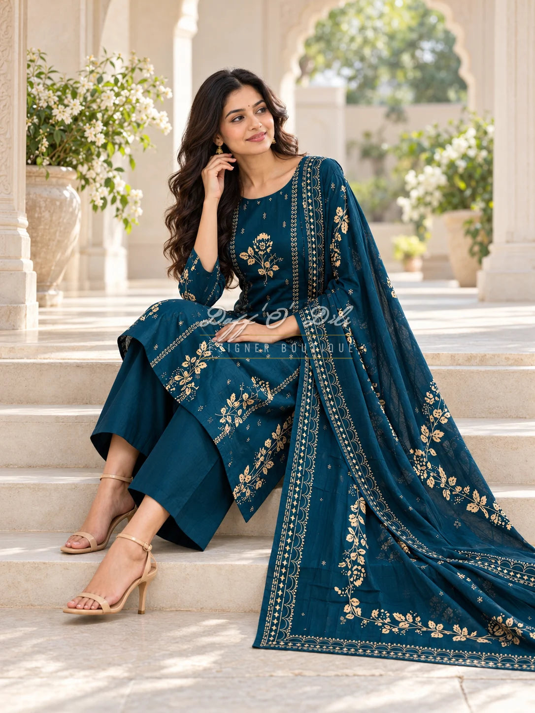 Premium Cotton 3 Piece Suit