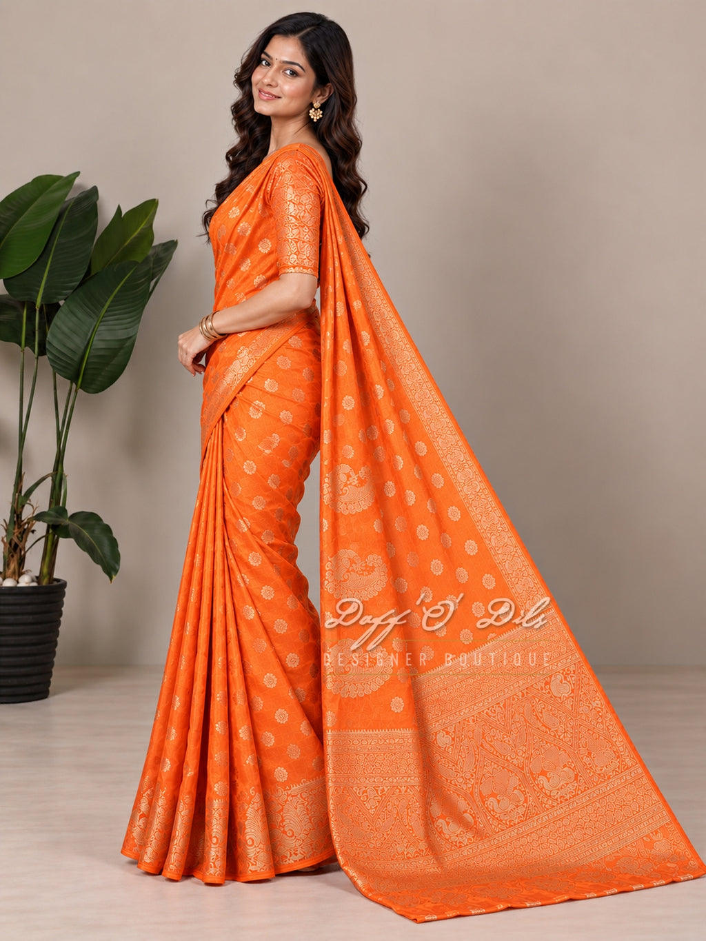 SEMI BANARASI SILK SAREE