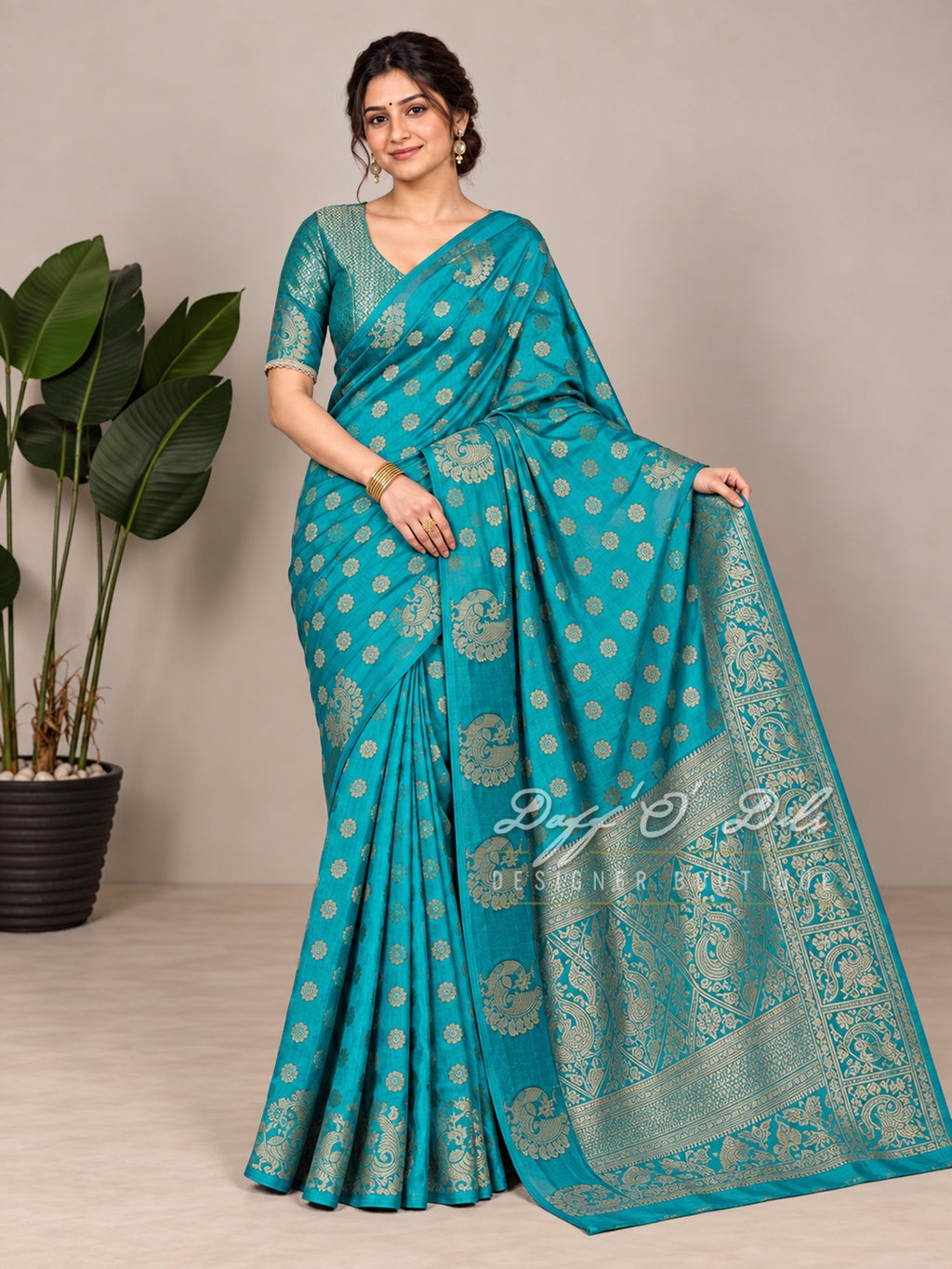 SEMI BANARASI SILK SAREE