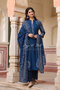 PREMIUM COTTON BANDHEJ SUIT SET