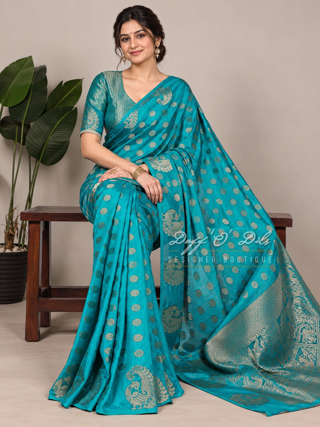 SEMI BANARASI SILK SAREE