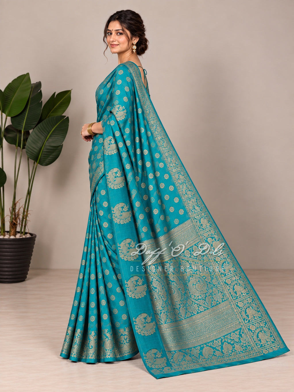 SEMI BANARASI SILK SAREE
