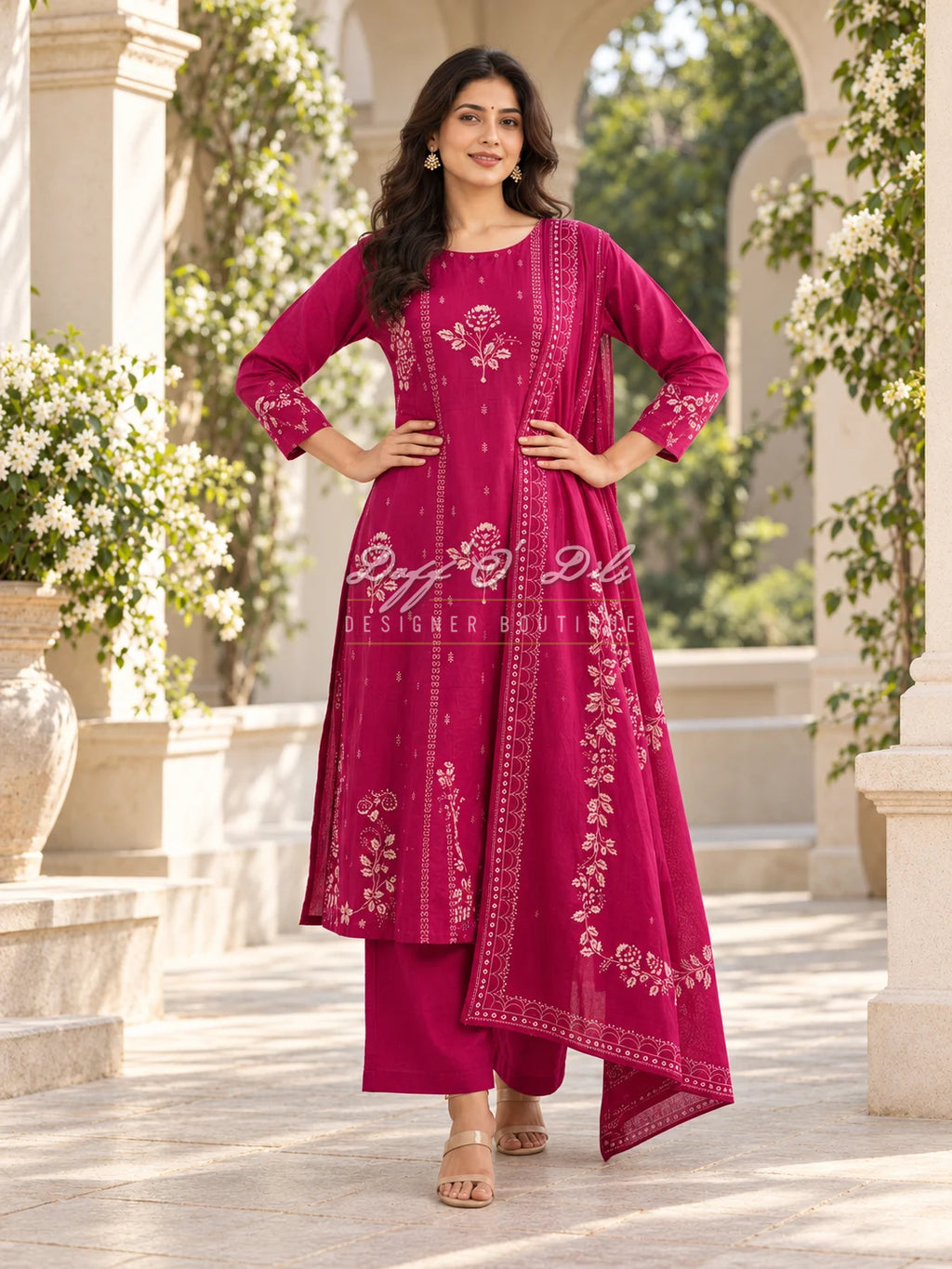 Premium Cotton 3 Piece Suit
