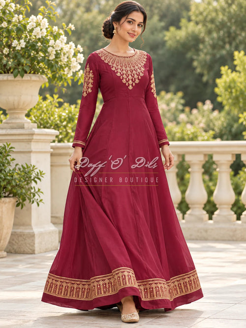 ANARKALI GEORGETTE PARTY WEAR SALWAR SUIT