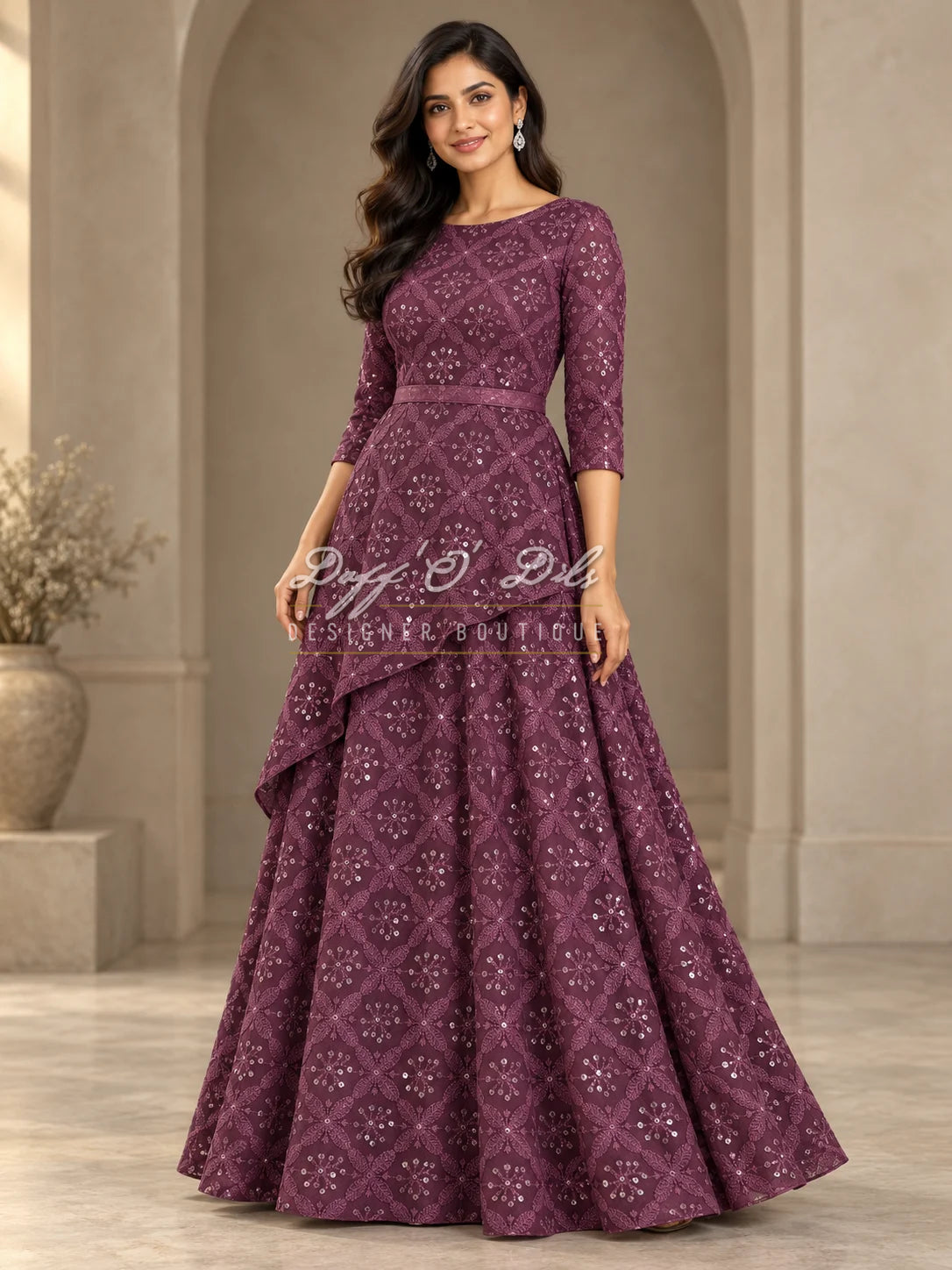 Georgette Viscose Designer Fabric