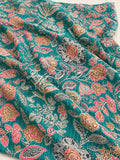 PRINTED COTTON KANTHA WORK FABRIC
