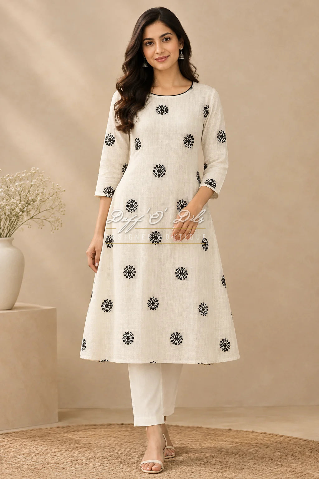 Net Cotta Embroidery Fabric