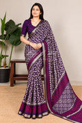 ELEGANT IKAT CHANDERI SAREE