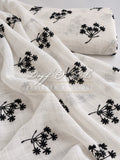 Viscose Glass Chanderi Embroidery Fabric