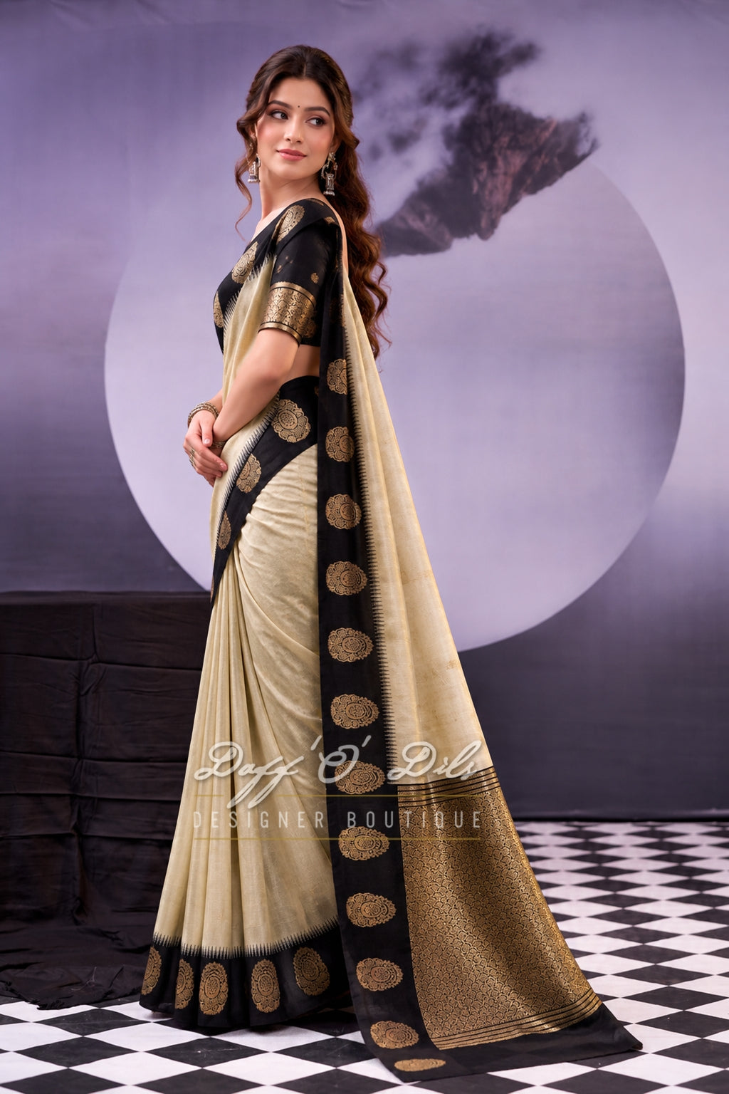 ELEGANT COTTON ZARI WEAVING SAREE