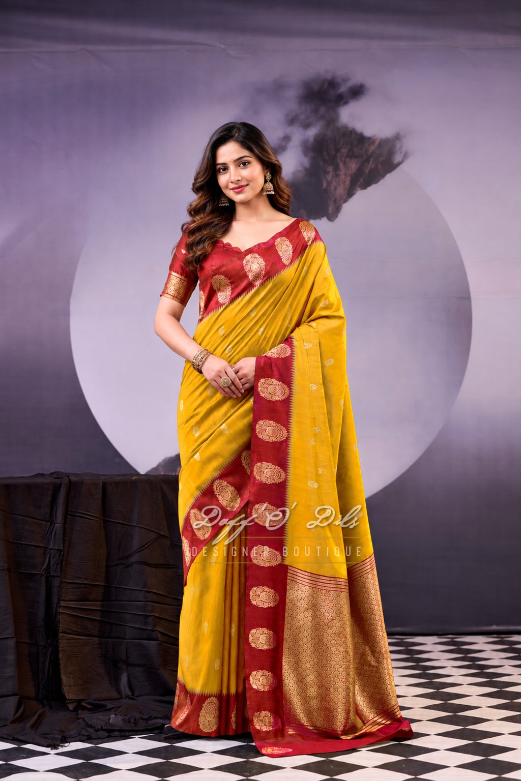 ELEGANT COTTON ZARI WEAVING SAREE