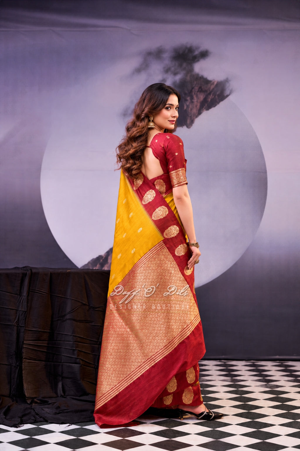 ELEGANT COTTON ZARI WEAVING SAREE